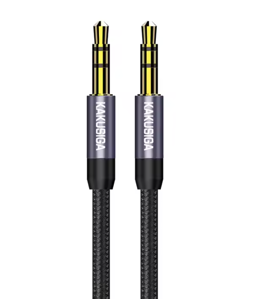 KAKUSIGA KSC-389 AUX Audio Cable 3.5mm male to male 1m