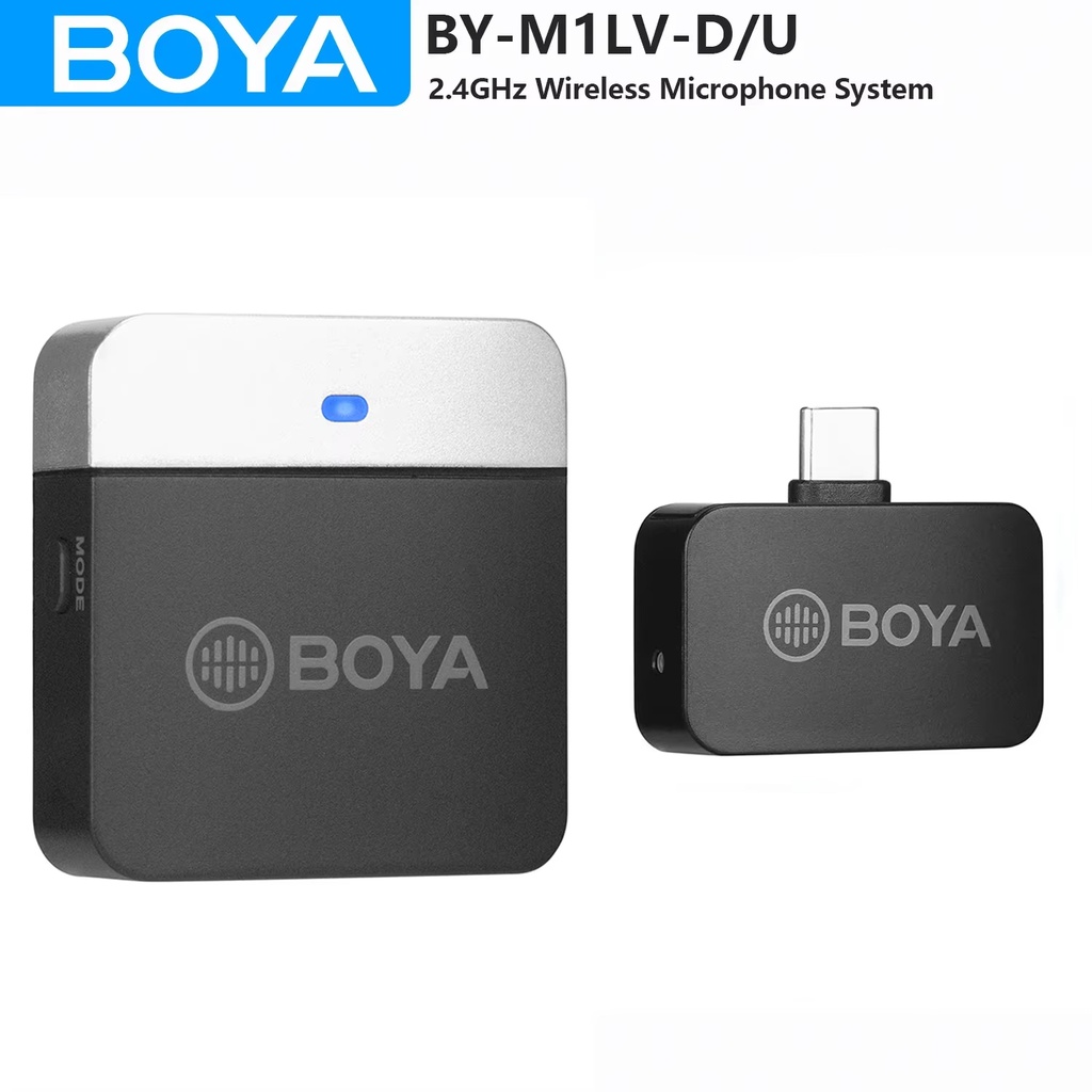 BOYA BY-M1LV Wireless Lavalier Lapel Microphone