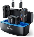 نظام ميكروفون لاسلكي BOYA BOYAMIC لشخصين للكاميرات والأجهزة المحمولة (بتردد 2.4 جيجاهرتز)