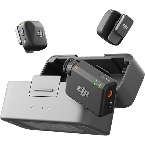 DJI Mic Mini Dual (2 TX + 1 RX + Charging Case) Wireless Lav Mic