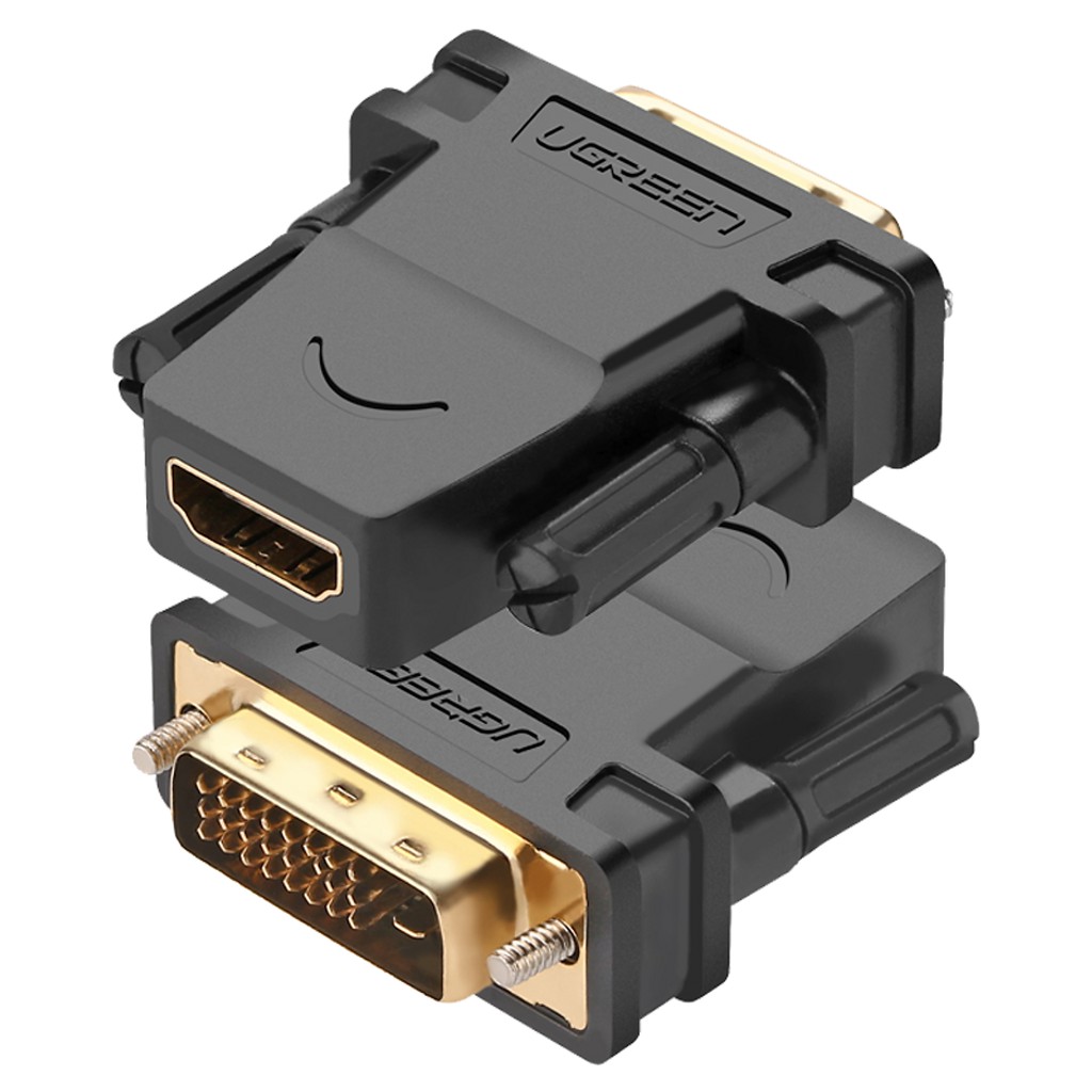 UGREEN DVI Male to HDMI Female Adapter (20124)