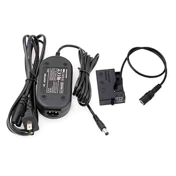 E-8 Dummy Battery with 220V AC Adapter (for Canon LP-E8)