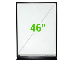 eNote EFC-i3-46 Electronic Flipchart Board 46" with Stand (Glass Surface)