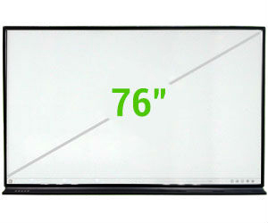 eNote EFC-i3-76 Electronic Flipchart Board 76" with Stand (Ceramic Surface)