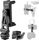 حامل هاتف معدني من Neewer مع قاعدة cold shoe ومشبك NATO متوافق مع مثبتات DJI Ronin رقم المنتج: 10103112