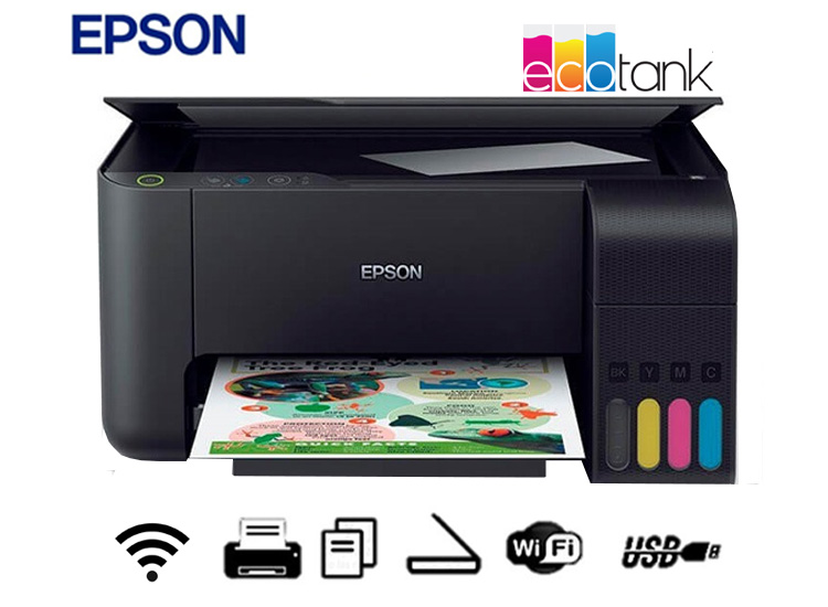 Epson EcoTank L3250 A4 Wi-Fi All-in-One Ink Tank Printer (Black)