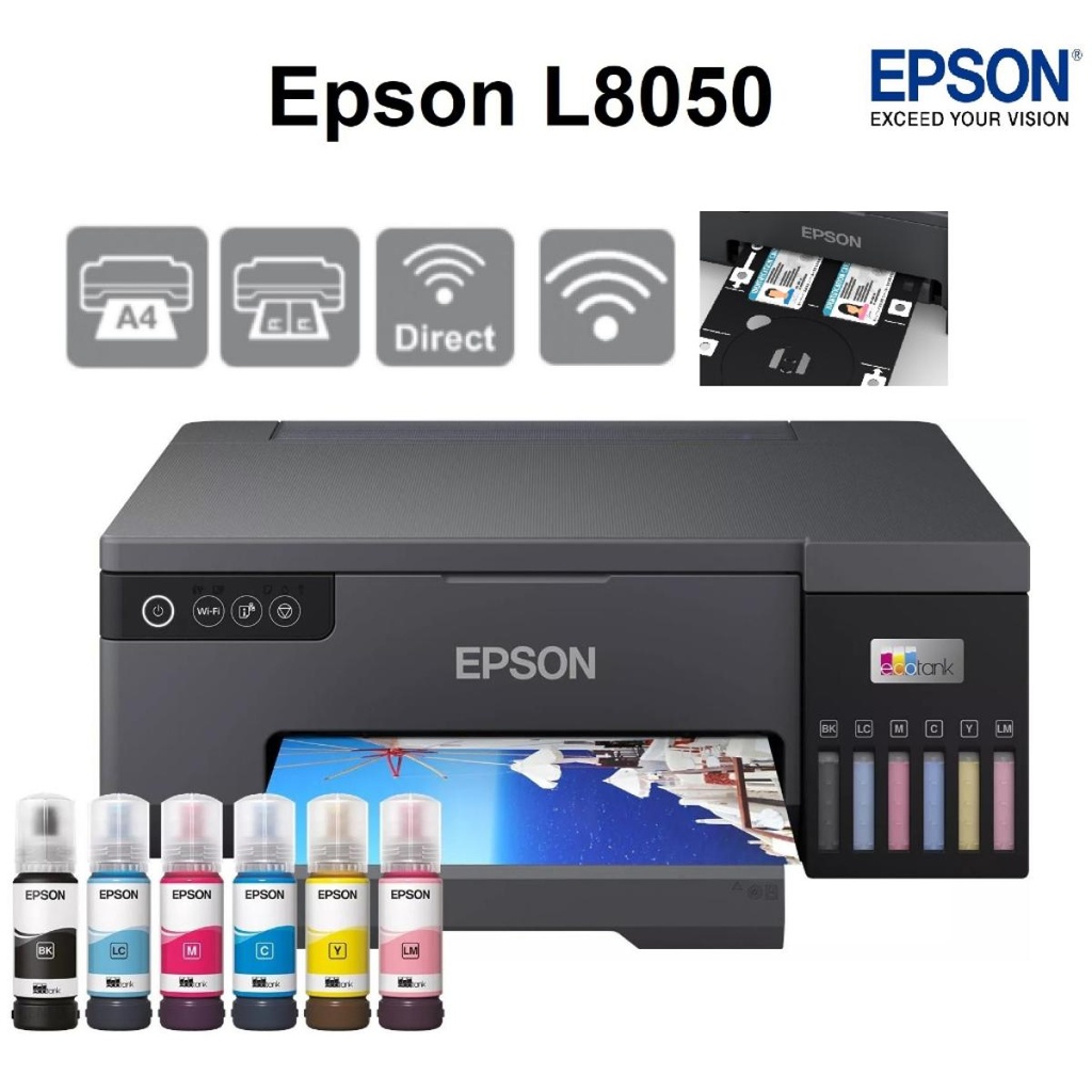 Epson EcoTank L8050 Wi-Fi Photo Ink Tank Printer