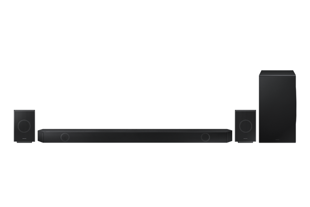 Samsung HW-Q990D 11.1.4 Channel Soundbar with Dolby Atmos, Wireless Subwoofer and Rear Speakers