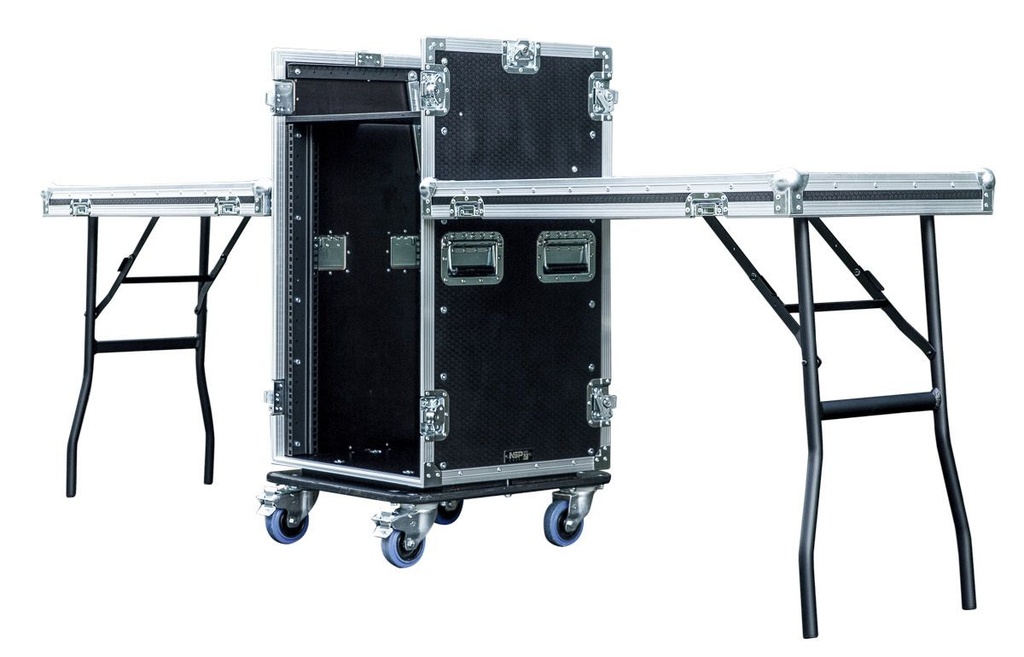 Flight Case for Mixer, 16U Rack Case (Black)