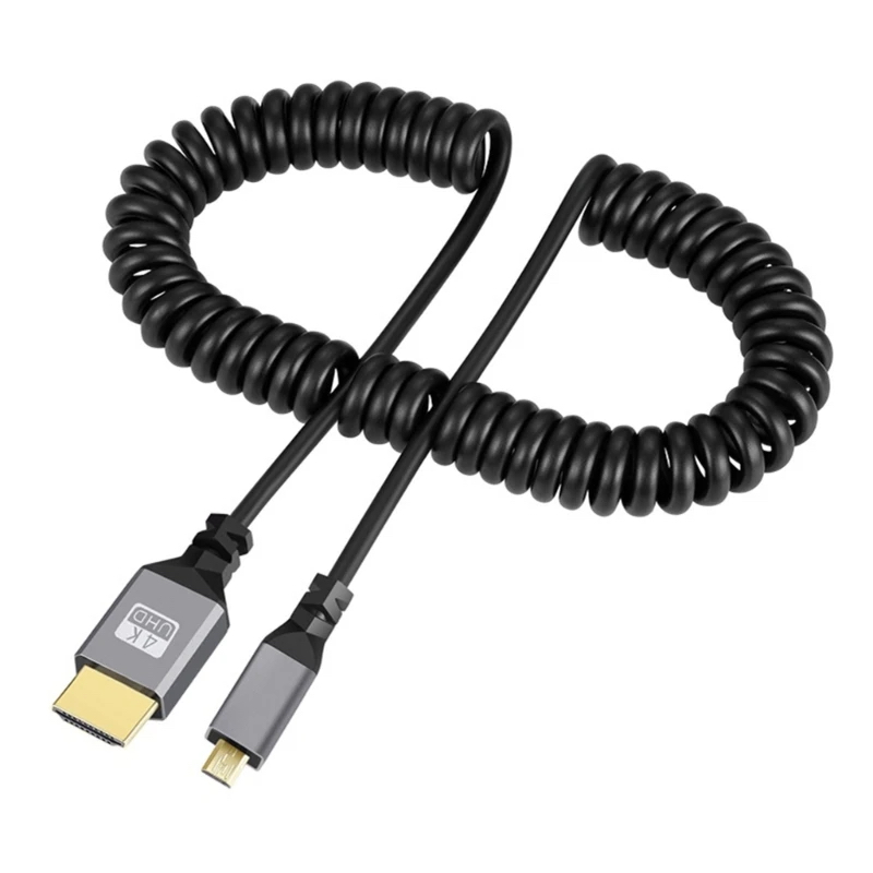 Flexible HDMI to Micro HDMI Cable, 4K UHD, 1.5m
