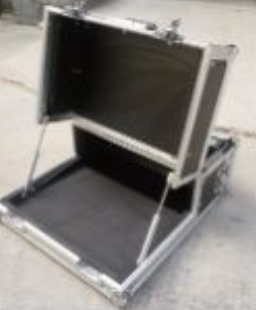 Flight Case for Mixer, 4U Rack Case with 22" Monitor Mount