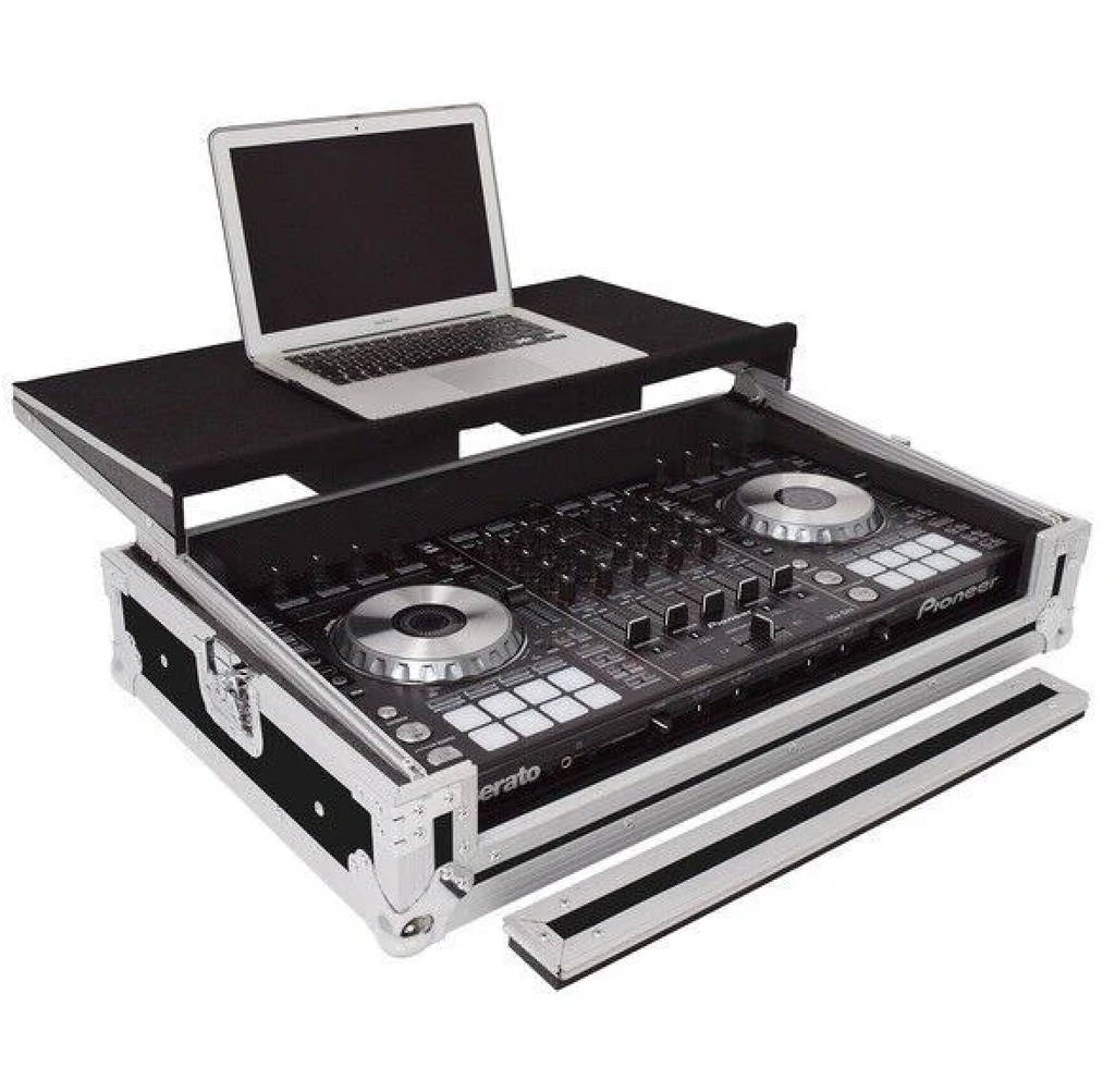 Flight Case for Pioneer DDJ-SX2 with Laptop Shelf (Black)