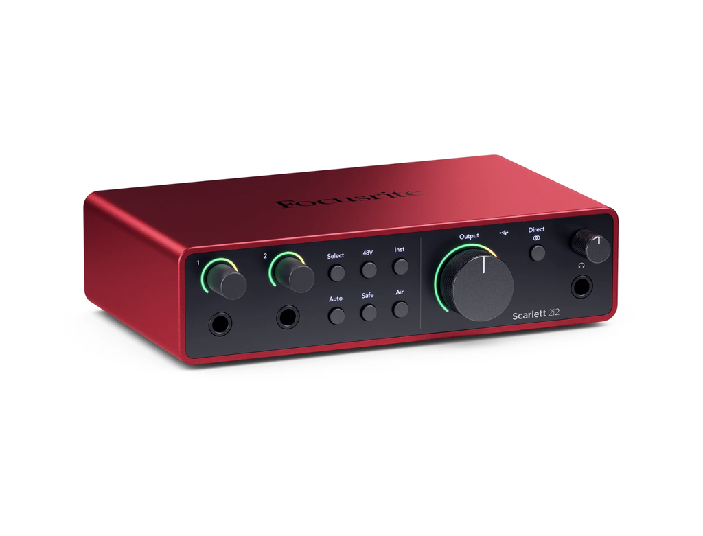 Focusrite Scarlett 2i2 4th Gen USB Audio Interface