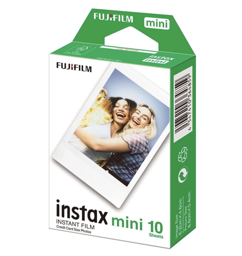 FUJIFILM INSTAX Mini Instant Film – Single Pack (10 Exposures)