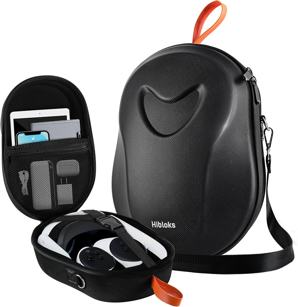 حقيبة كتف صلبة لنظارة Meta Quest 3، مناسبة للسفر والتنقل