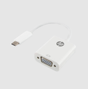 HP USB Type-C to VGA Adapter, White (55704)