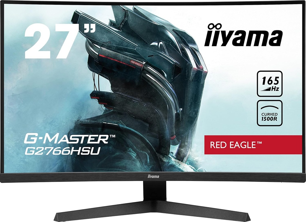 iiyama G-Master G2766HSU Red Eagle 27-inch 165Hz Curved Gaming Monitor