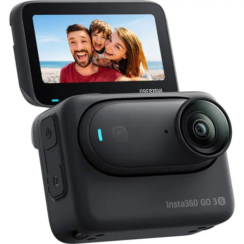 Insta360 GO 3S Action Camera Standard Bundle (128GB, Midnight Black) Camera