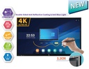 Smart Interactive Whiteboard IFP Interactive Panel - (DTG-65-V100) 65" Multi-Touch Panel [ 4K ] - Android Build-in- 65" LED 4K panel (Input & Output: 4K/2K/FHD) - Android Build-in with Android 12 - V100 (8+128) - Eye Sight Protection Tempered Glass - Sound System 15 W x 2 - Remote Control, HDMI Cable, USB Cable - 20-Point touch - Hanshin IWB Software License