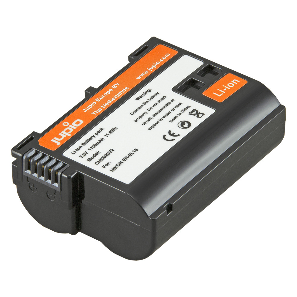 Jupio EN-EL15 Lithium-Ion Battery Pack for Nikon (7 V, 2000 mAh)