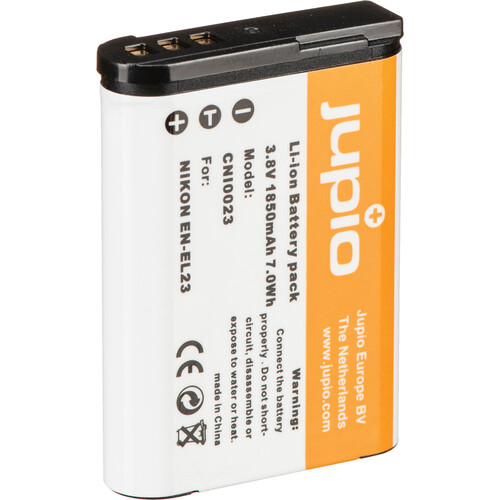 Jupio EN-EL23 Lithium-Ion Battery Pack for Nikon (3.8 V, 1850 mAh)