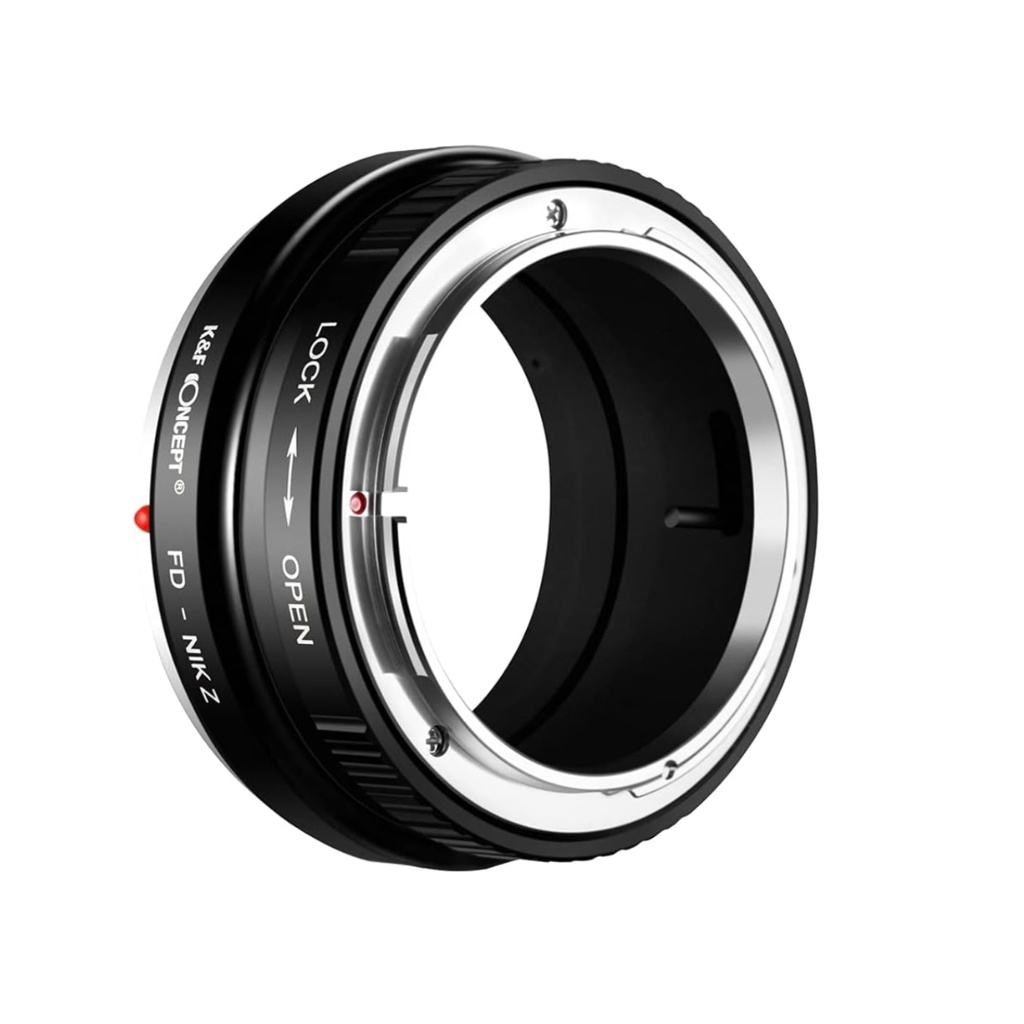 K&F Concept Lens Mount Adapter — Canon FD/FL Lens to Nikon Z Mount (Z6, Z7)
