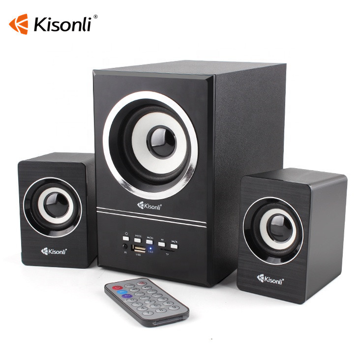 Kisonli U-2700BT 2.1 Multimedia Speaker System with Bluetooth