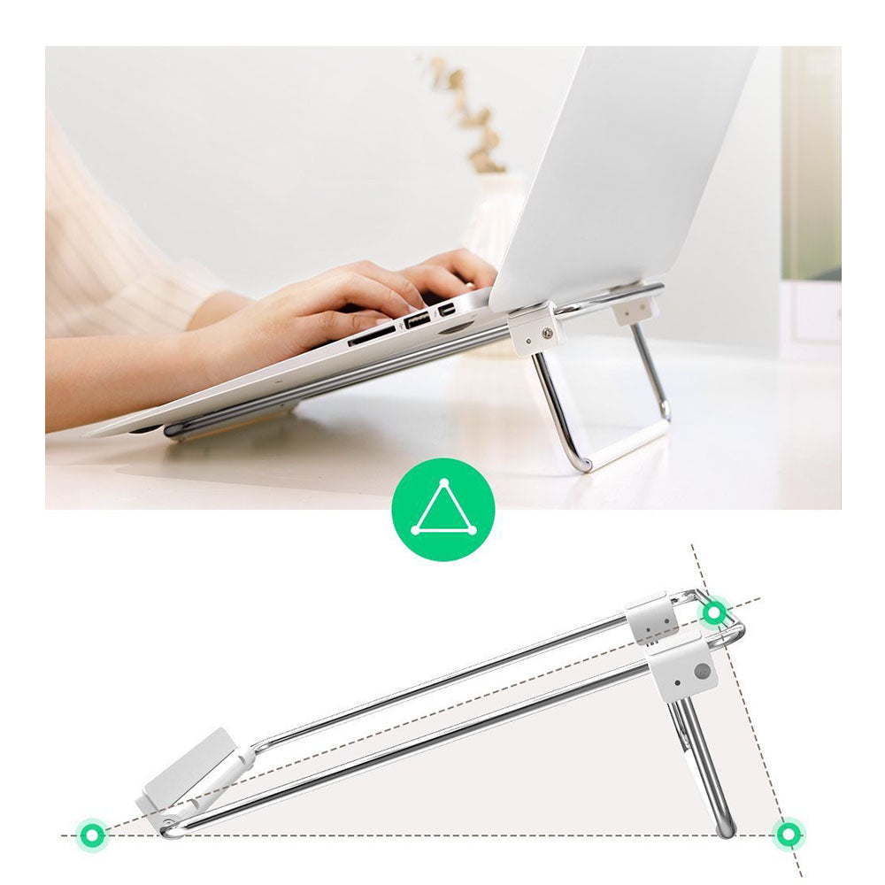 UGREEN LP230 Adjustable Laptop Stand (Model 80348) - Stainless Steel