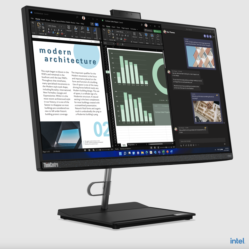 Lenovo ThinkCentre neo 30a 24 Gen 4 All-in-One (12K0000HIV) - 23.8" FHD Non-Touch, Core i5-13420H, 16 GB, 512 GB SSD