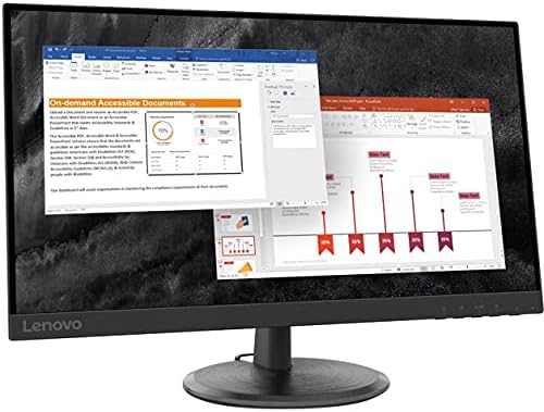 Lenovo ThinkVision C27-40 27" Full HD VA Monitor - 1920 x 1080, 75 Hz, AMD FreeSync, HDMI/VGA