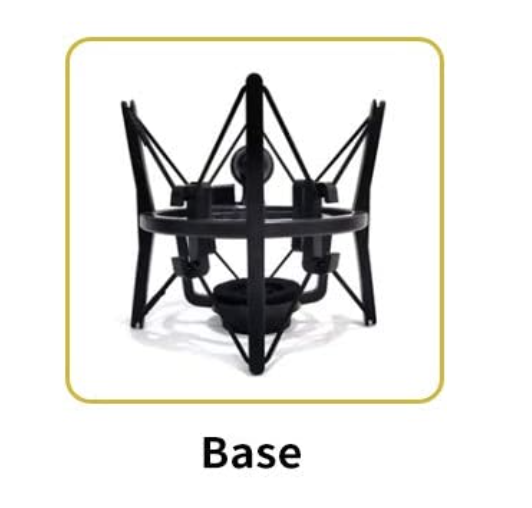 LENSGO KD2 Metal Microphone Shock Mount for Live Broadcast