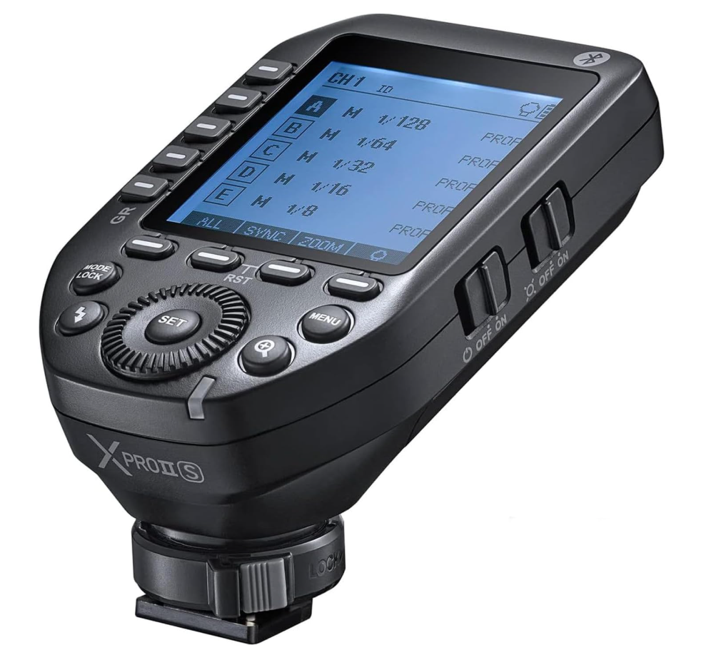 جهاز Godox XProII-C لإرسال إشارات الفلاش لكاميرات كانون