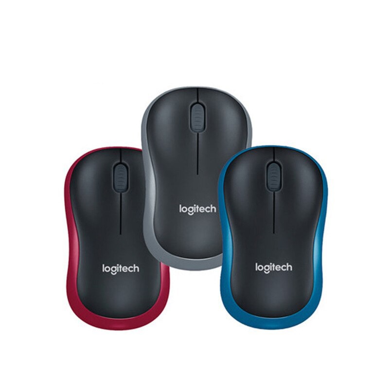 Logitech M185 Wireless Mouse - 2.4 GHz, 1000 DPI, USB Nano Receiver