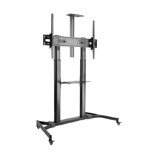 LUMI TTL03-610TW Telescopic Height-Adjustable Steel TV Cart