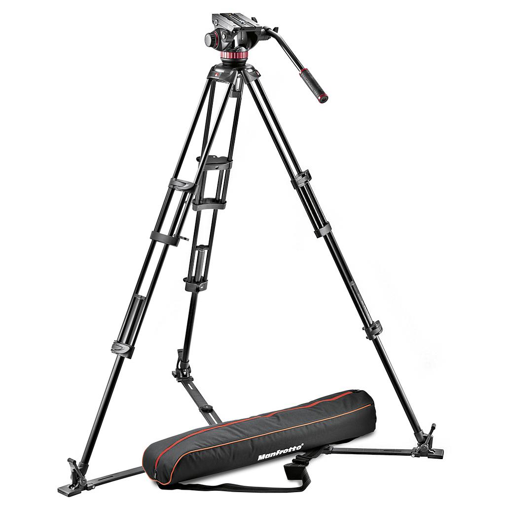 Manfrotto MVH502A Fluid Head with 546B Tripod System and Carrying Bag