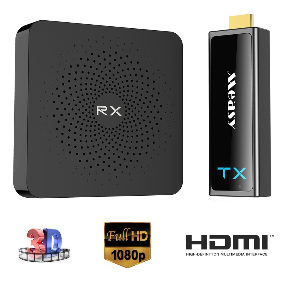 Measy W2H Mini2 60 GHz Wireless HDMI Transmitter and Receiver Kit - Full HD 1080p with 3D Support