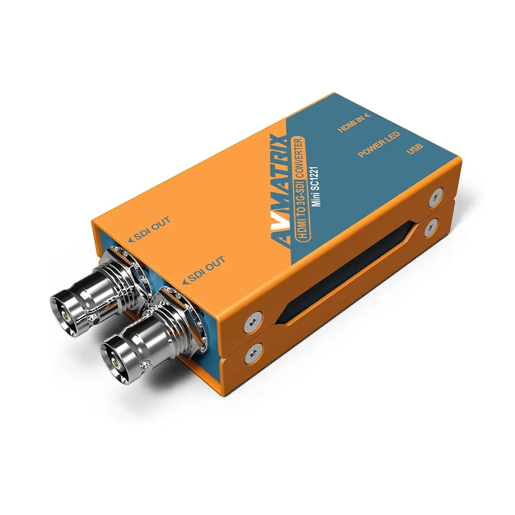 AVMatrix Mini - SC1221   HDMI to Dual 3G-SDI Pocket-Size Broadcast Converter HDMI TO SDI 