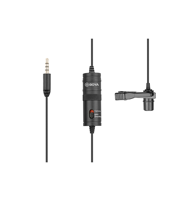 BOYA BY-M1 Omnidirectional Lavalier Microphone for Cameras and Smartphones