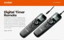 Godox UTR-C1 LCD Timer Remote Shutter Release for Canon