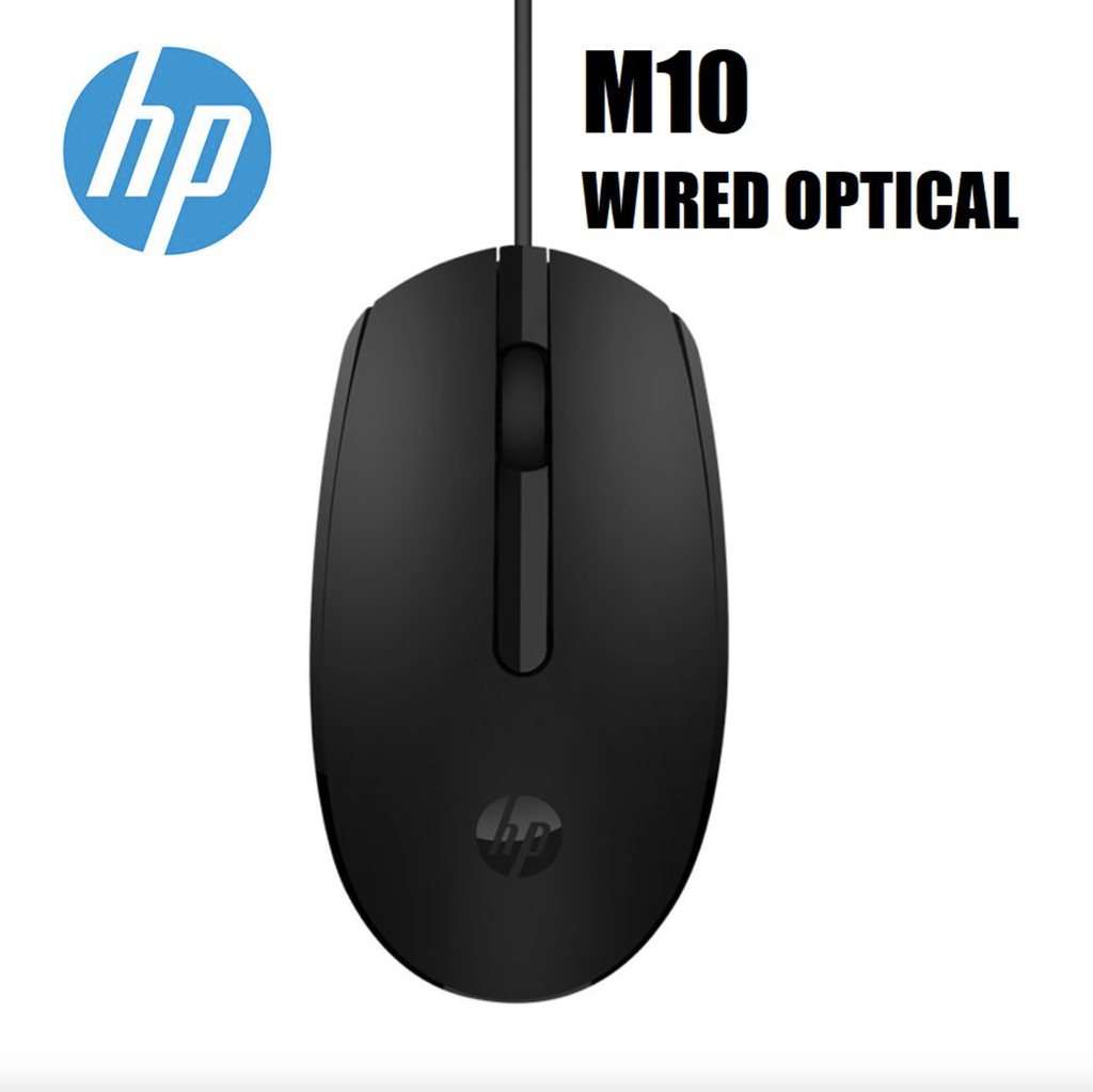HP M10 Wired USB Optical Mouse