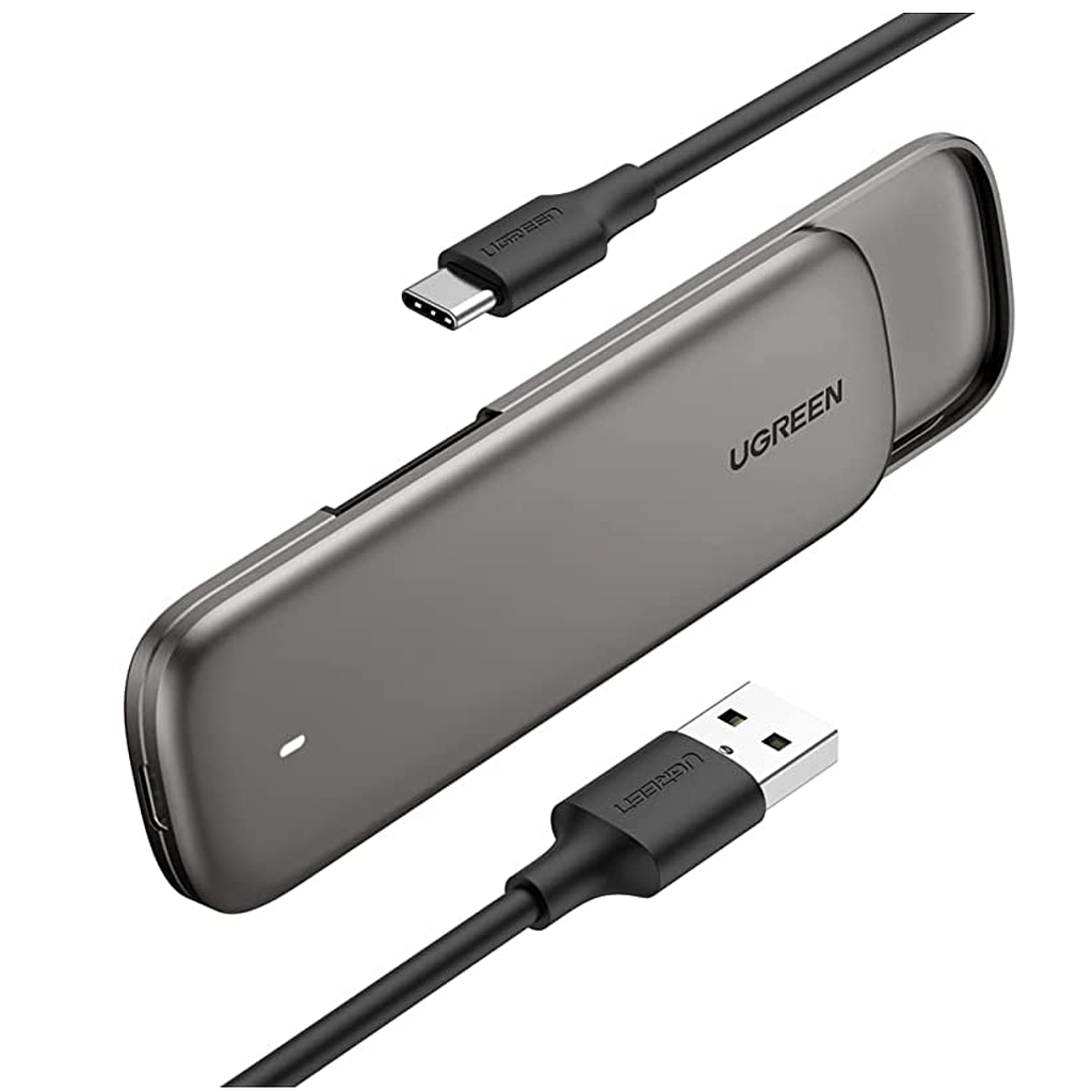 UGREEN 60355 M.2 NGFF SATA SSD Enclosure (USB-C, 6Gbps)