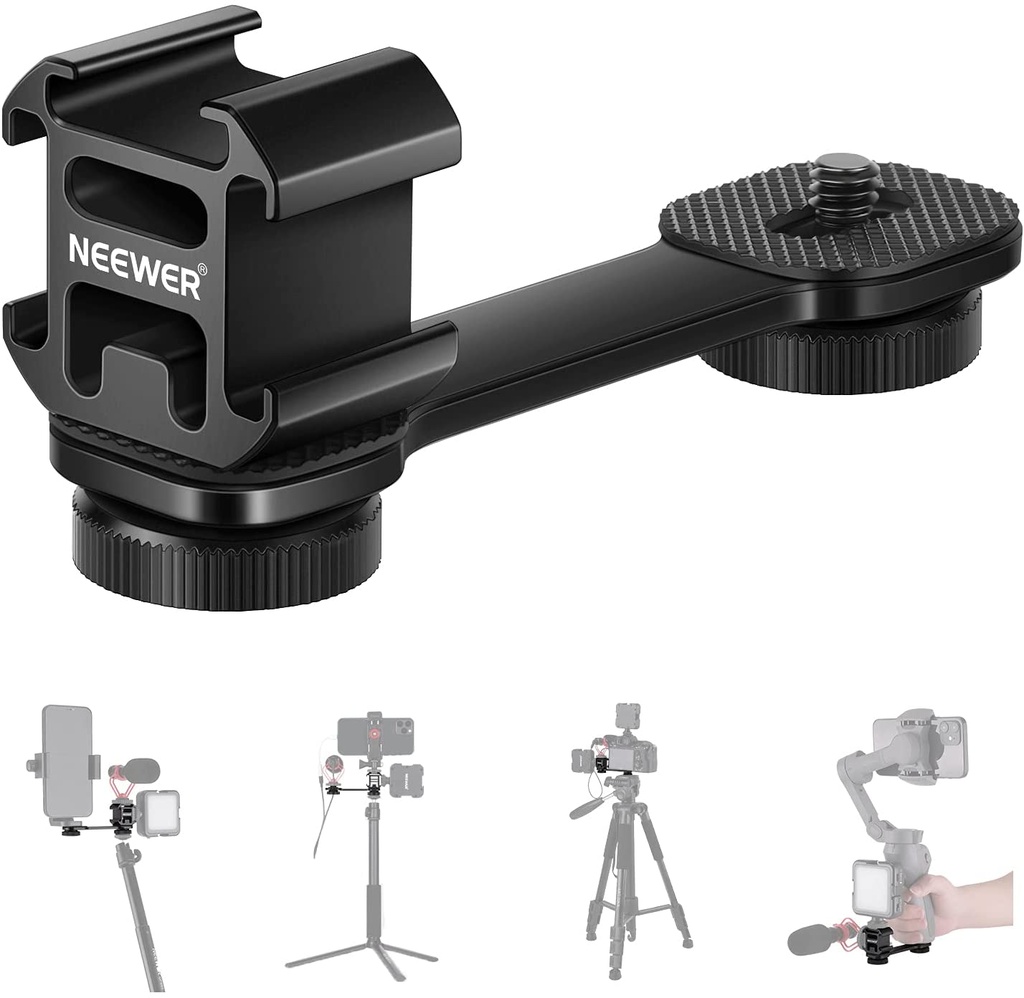 Neewer Triple Cold Shoe Mount
