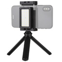 حامل ثلاثي صغير Puluz CL-40 مع حامل هاتف و إضاءة LED