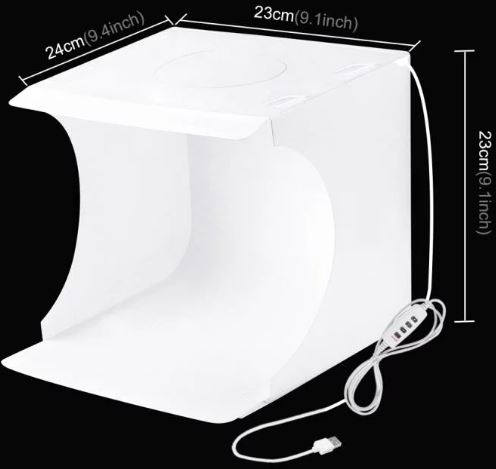 PULUZ PU5023 23cm LED Photo Studio Light Tent