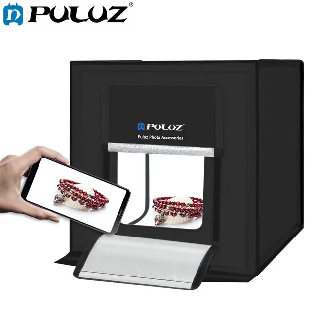 PULUZ PU5040 40 x 40cm Foldable LED Light Photo Studio Box
