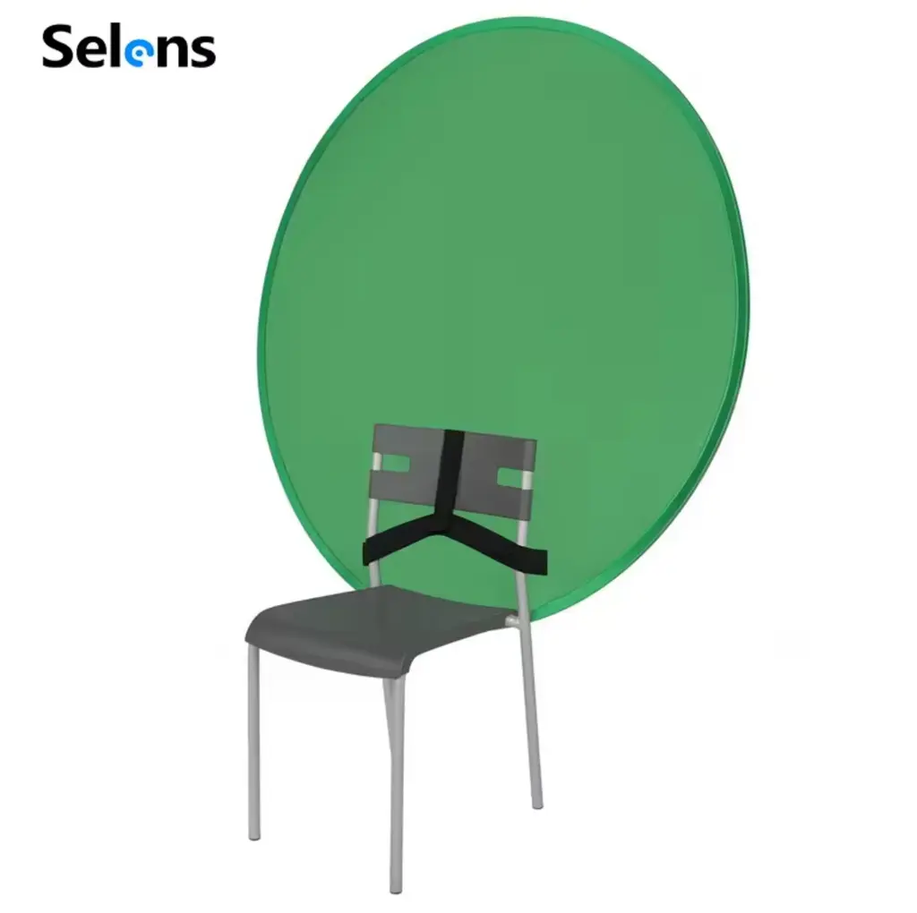 Selens 130cm Portable Round Green Screen Background