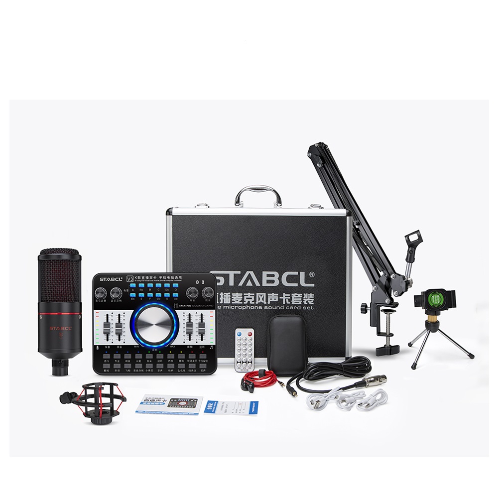 STABCL V3 External USB Audio Interface Sound Card