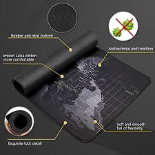 World Map Extended Mouse Pad (30x90cm)
