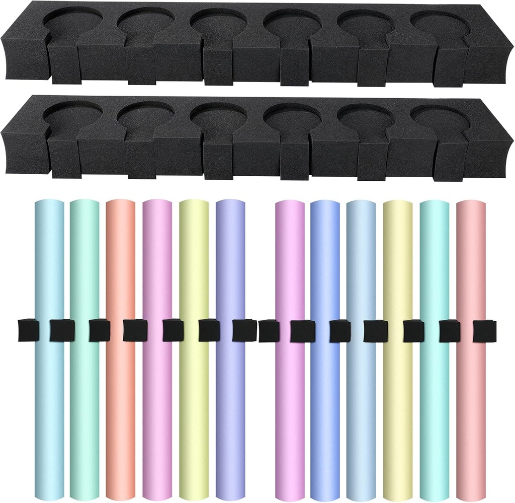 Seamless Paper Backdrop Storage Clip Rack (2 Sets)