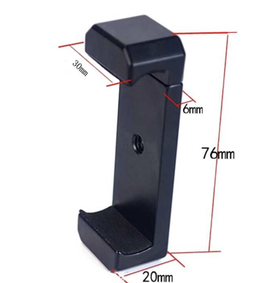 Aluminum Universal Smartphone Tripod Mount Adapter Clip